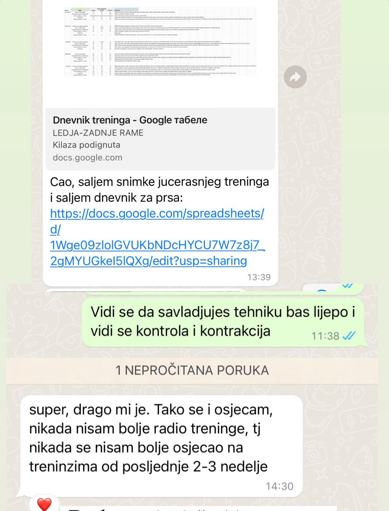Poruka klijenta